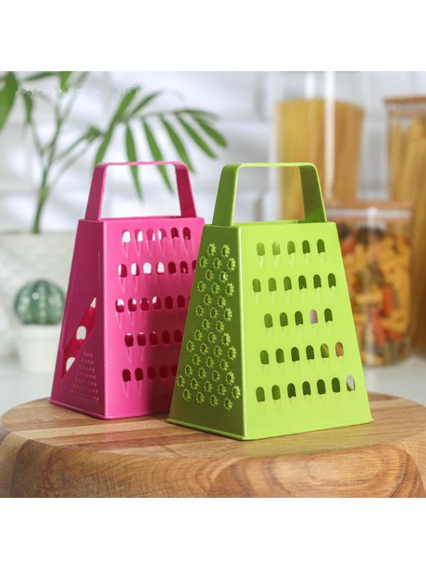 Тёрка четырёхгранная «Яркость цвета», 16 см, цвет МИКС