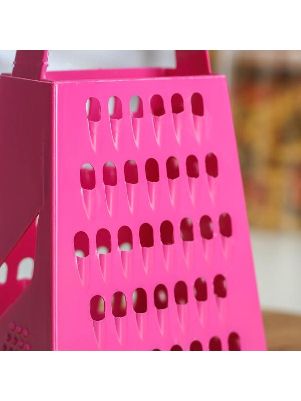 Тёрка четырёхгранная «Яркость цвета», 16 см, цвет МИКС