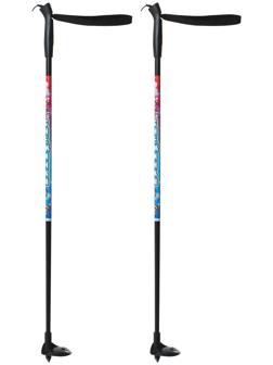 Палки лыжные стеклопластиковые, длина 80 см, цвета микс