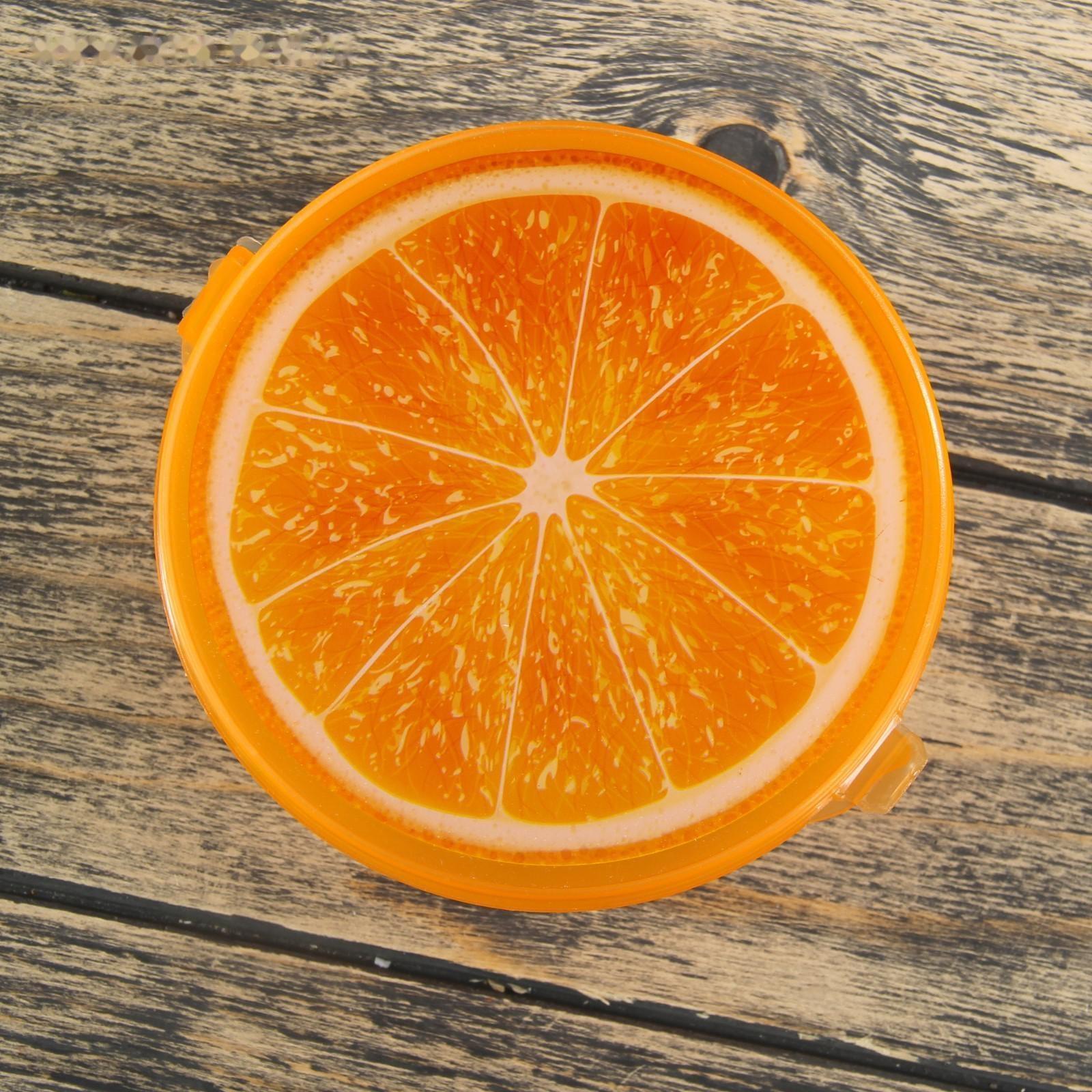 Контейнер пластиковый пищевой «Сочный цитрус», 500 мл, цвет МИКС