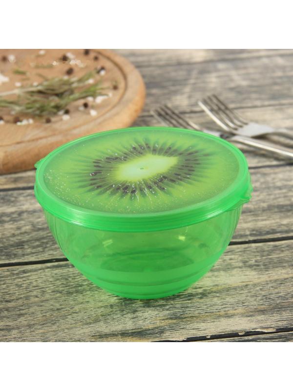 Контейнер пластиковый пищевой «Сочный цитрус», 500 мл, цвет МИКС