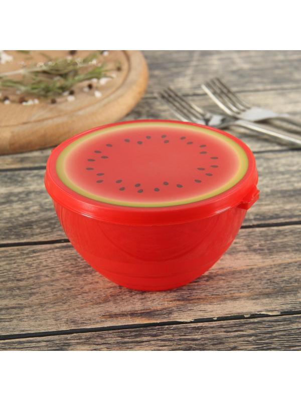 Контейнер пластиковый пищевой «Сочный цитрус», 500 мл, цвет МИКС