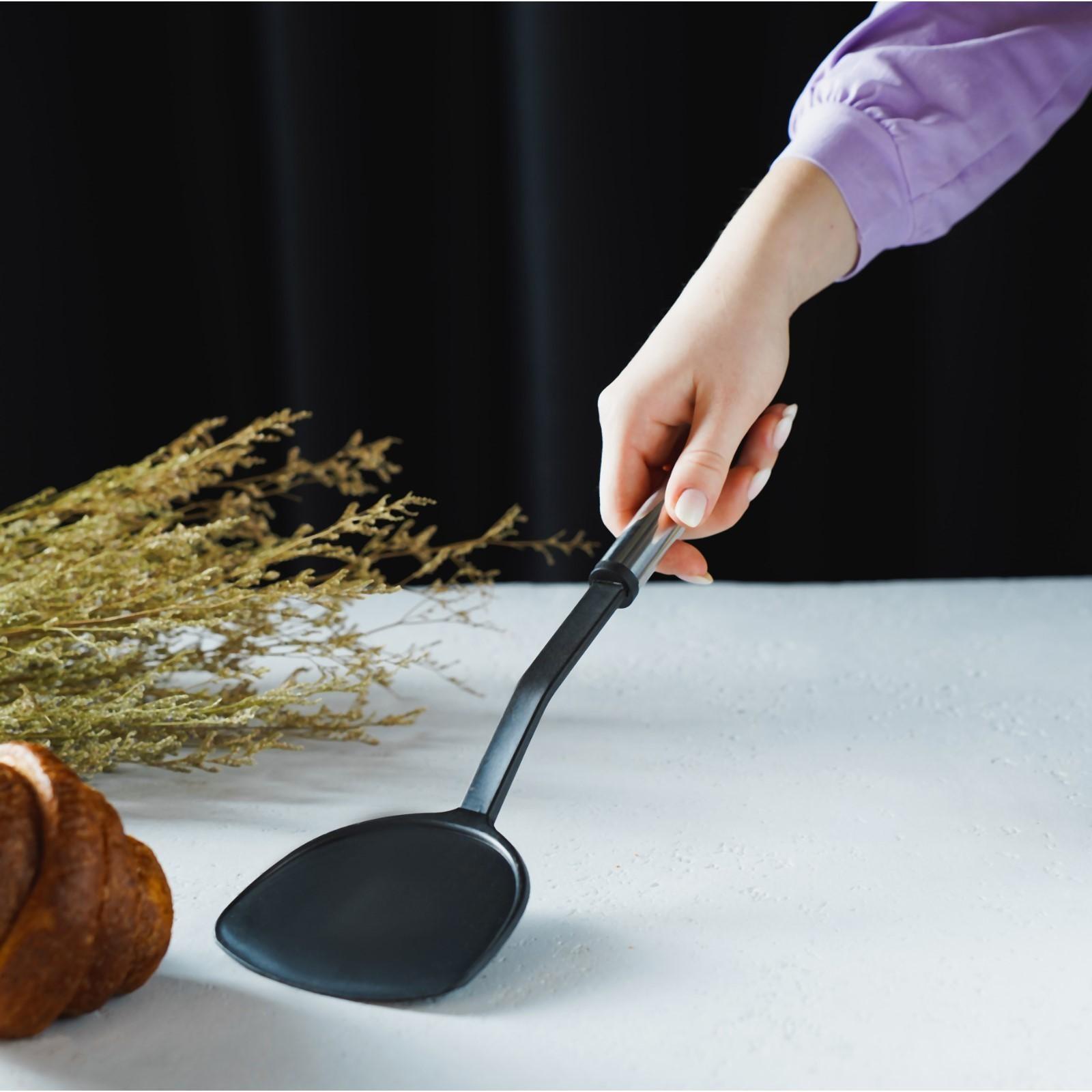 Набор кухонных принадлежностей Доляна «антрацитовый блеск», 5 предметов