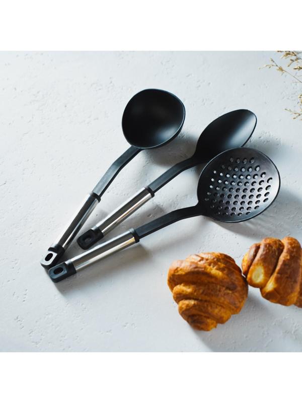 Набор кухонных принадлежностей Доляна «антрацитовый блеск», 5 предметов