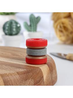 Точилка для ножей двойная «Мини», цвет МИКС