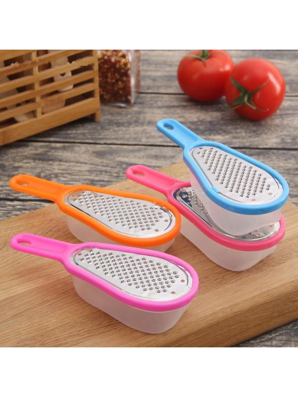 Тёрка с контейнером Доляна «Груша», 16 см, цвет МИКС