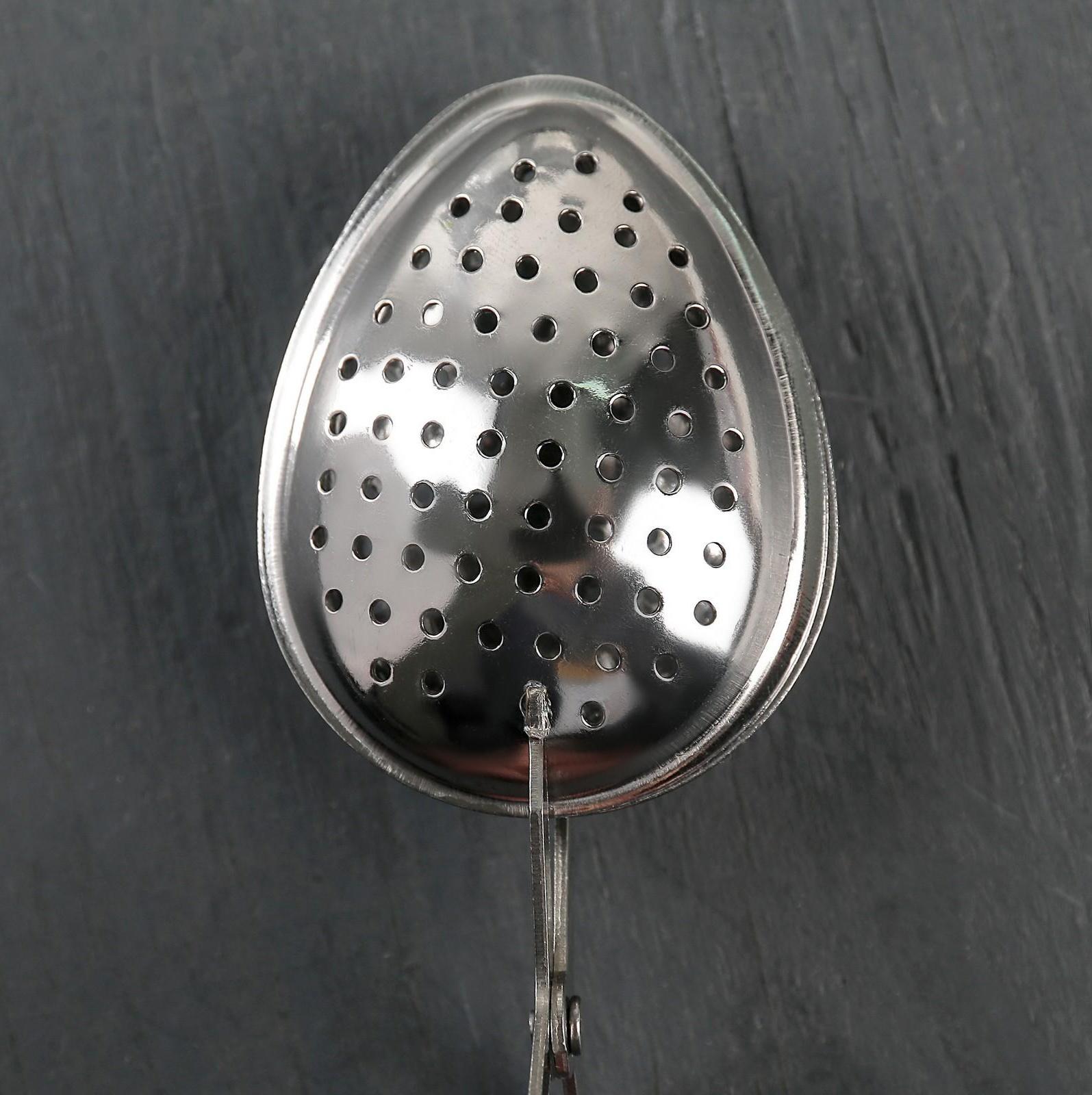 Ситечко для чая Доляна «Листик», 17 см