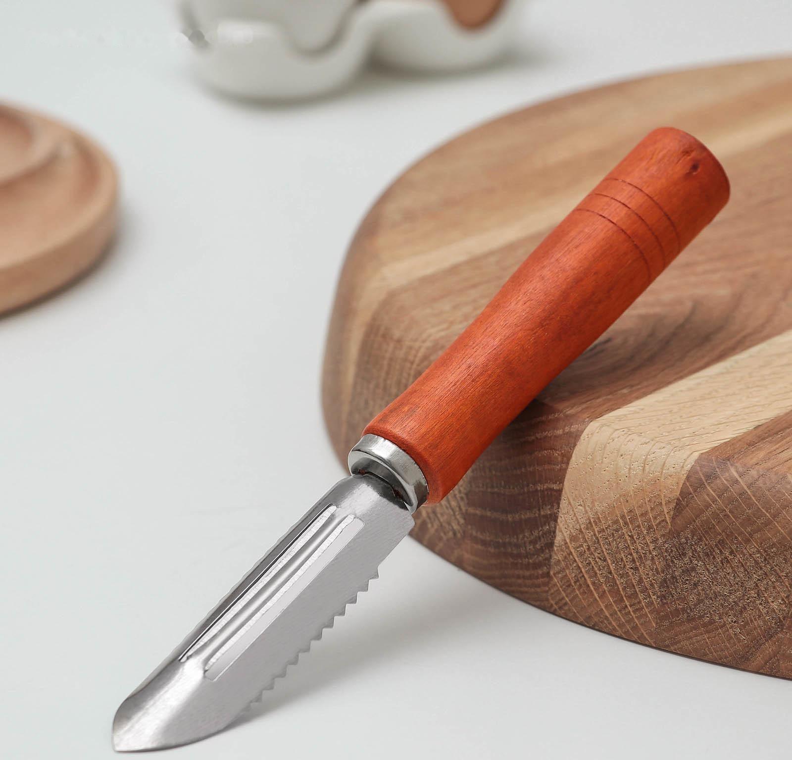 Овощечистка «Ретро», 17 см, цвет МИКС