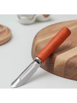 Овощечистка «Ретро», 17 см, цвет МИКС