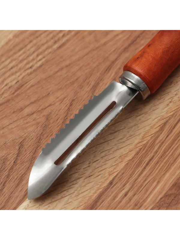 Овощечистка «Ретро», 17 см, цвет МИКС