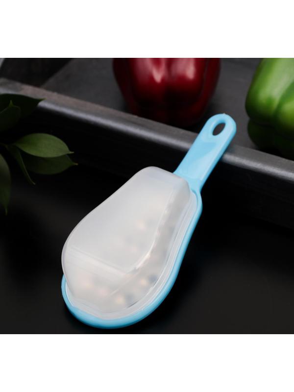 Тёрка с контейнером для детского питания Доляна «Груша», 16 см, крупная, цвет МИКС