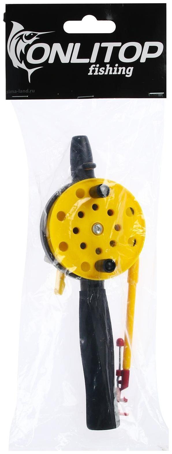 Удочка зимняя, пластик, с неопреновой ручкой, 35 см