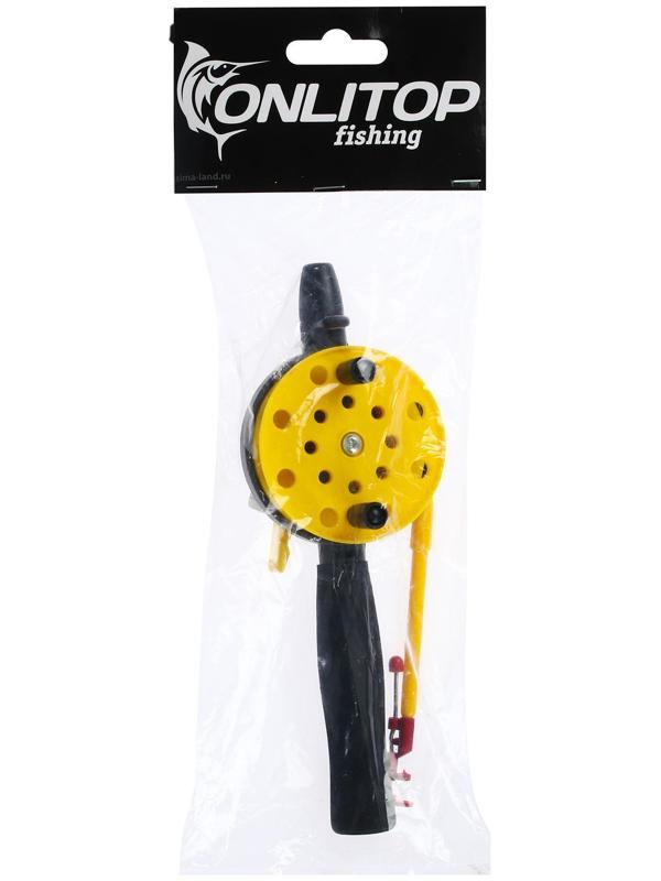 Удочка зимняя, пластик, с неопреновой ручкой, 35 см