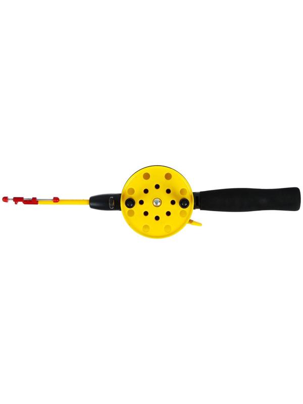 Удочка зимняя, пластик, с неопреновой ручкой, 35 см