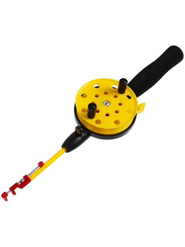 Удочка зимняя, пластик, с неопреновой ручкой, 35 см