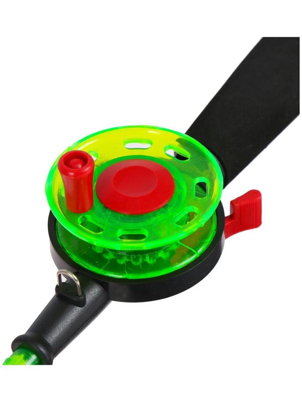 Удочка зимняя, пластик, с неопреновой ручкой, 40 см