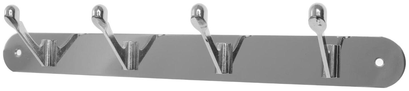 Вешалка 4-х местная (арт.309), цвет хром