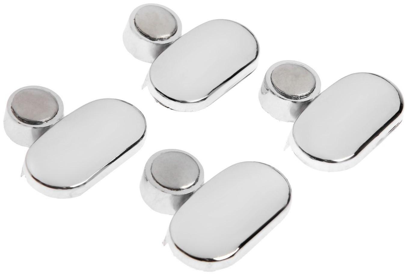 Зеркалодержатель (арт.2025), без сверления, цвет хром