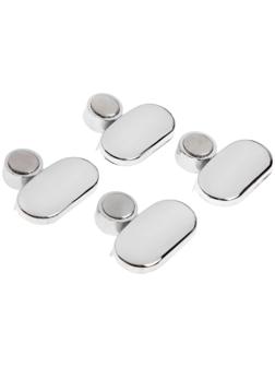 Зеркалодержатель (арт.2025), без сверления, цвет хром