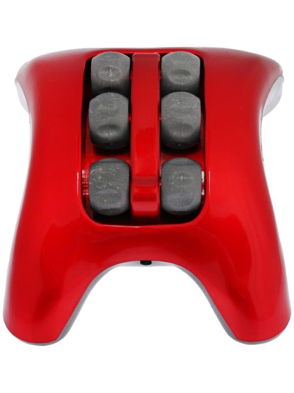 Массажёр для ног Luazon LEM-08, вибрационный, 3хААА (не в комплекте)/USB, красно-белый