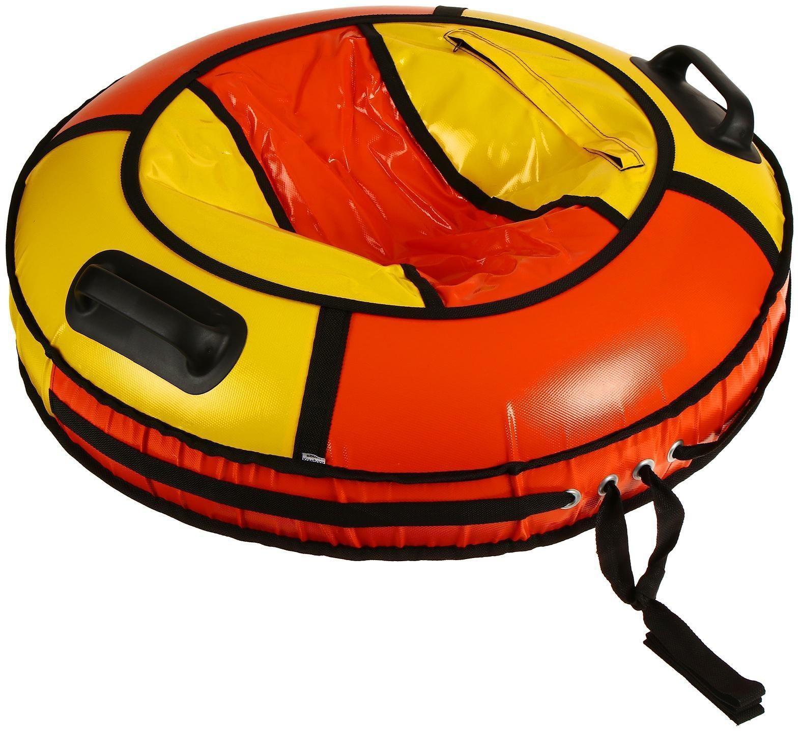 Тюбинг-ватрушка «Комфорт», диаметр чехла 80 см, тент/тент, цвета микс