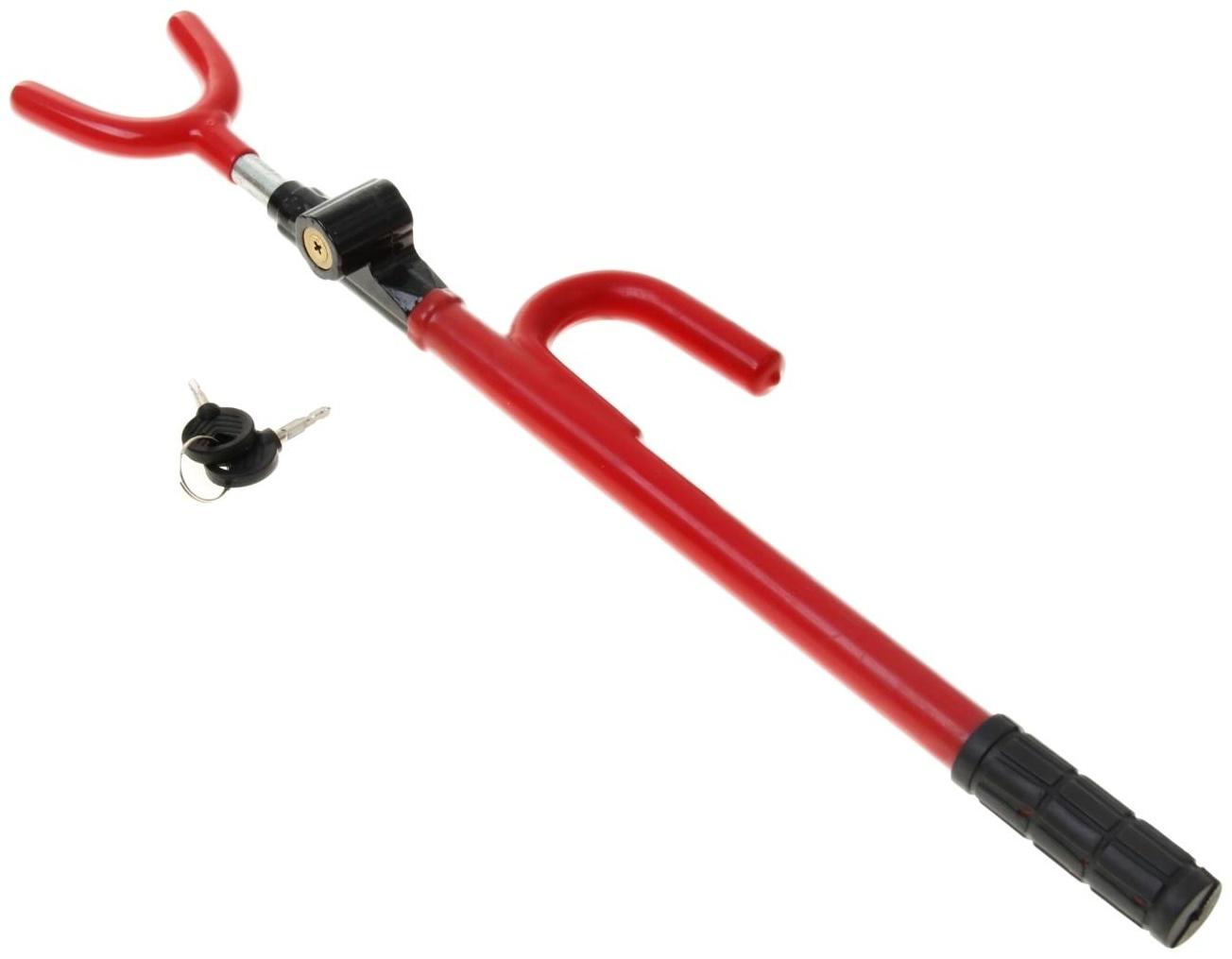 Замок противоугонный на руль автомобиля, универсальный