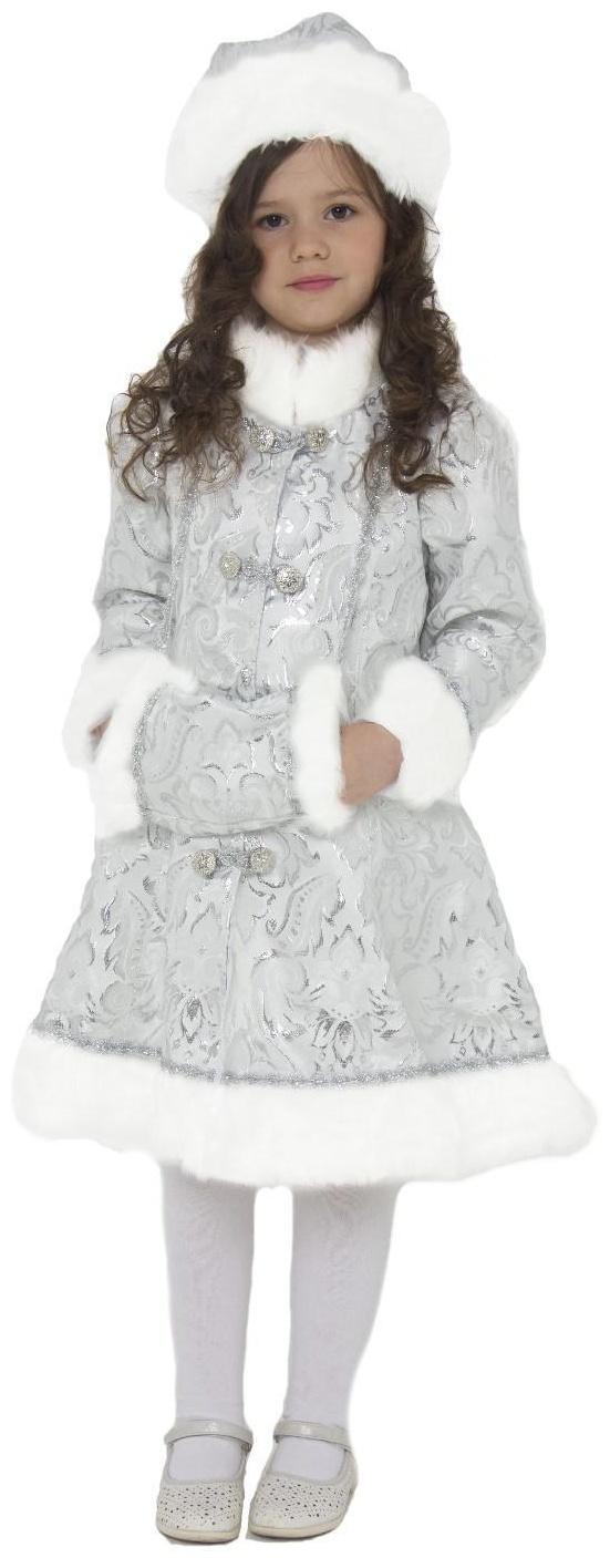 Детский карнавальный костюм «Снегурочка хрустальная», размер 36, рост 140 см