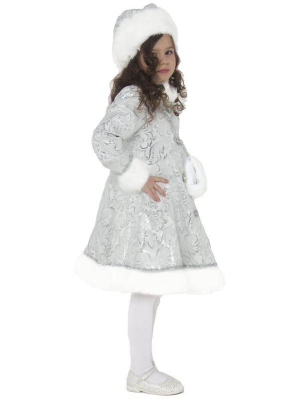 Детский карнавальный костюм «Снегурочка хрустальная», размер 36, рост 140 см