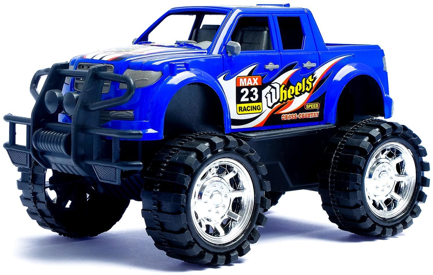 Машина инерционная «Джип-пикап» цвета МИКС