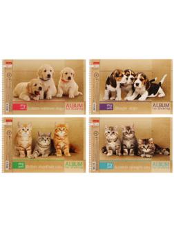 Альбом для рисования А4, 32 листа, на гребне, 