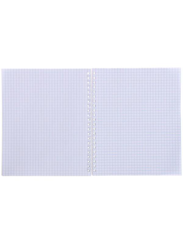 Тетрадь 80 листов в клетку на гребне 