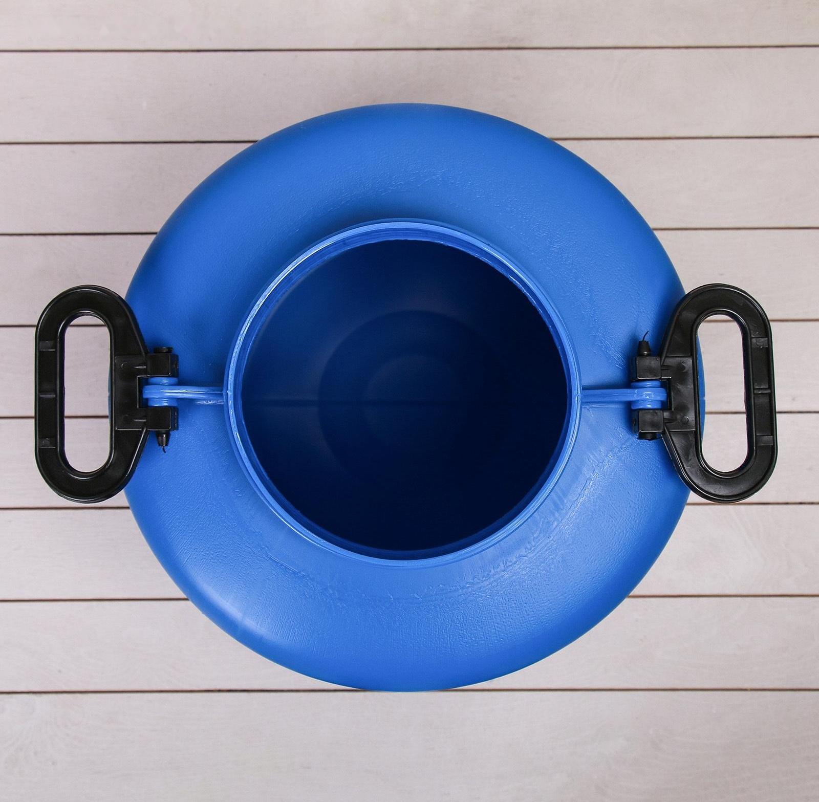 Фляга пищевая, 40 л, горловина 18.5 см, синяя