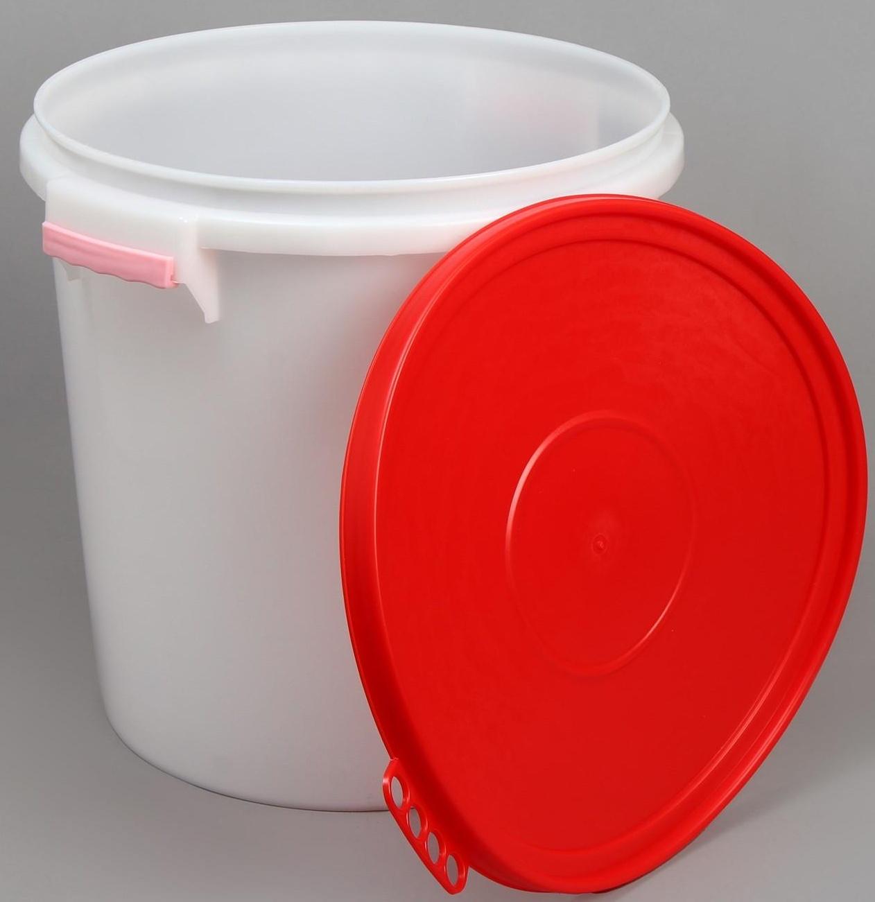 Бак пищевой «Для солений», 45 л, с герметичной крышкой, цвет МИКС