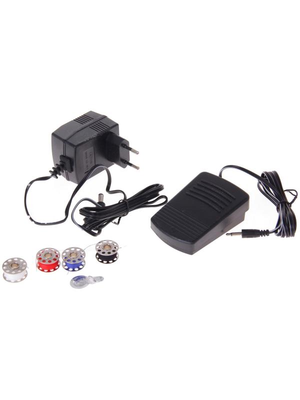 Швейная машина Irit IRP-01, 9 Вт, полуавтомат, от батареек/сети, бело-серая