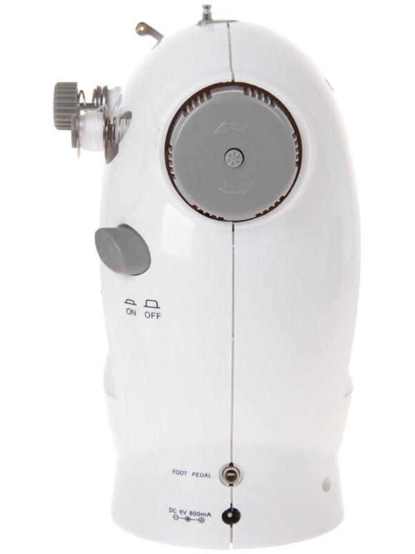 Швейная машина Irit IRP-01, 9 Вт, полуавтомат, от батареек/сети, бело-серая