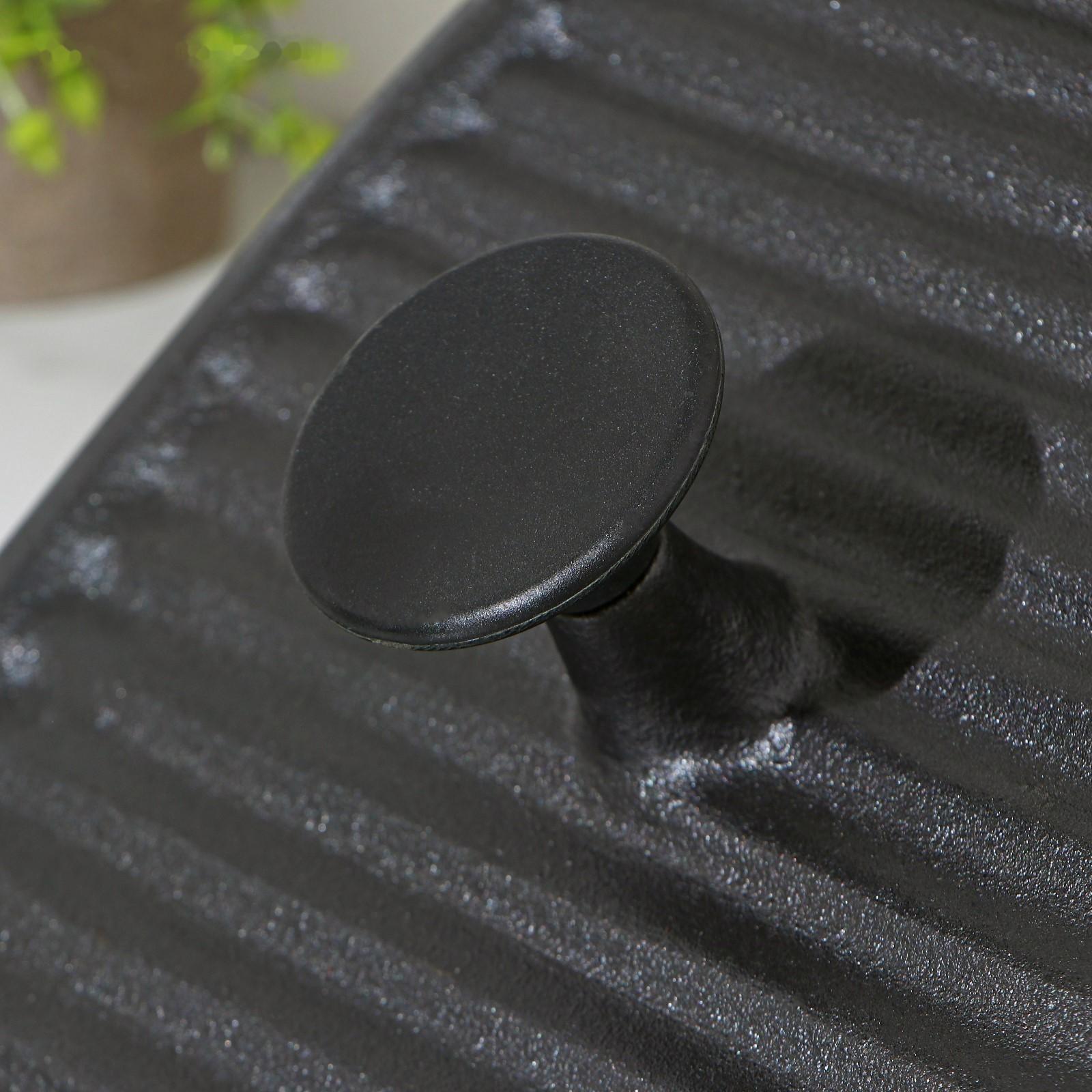 Крышка-пресс чугунная Доляна «Квадрат. Гриль», 23×23 см