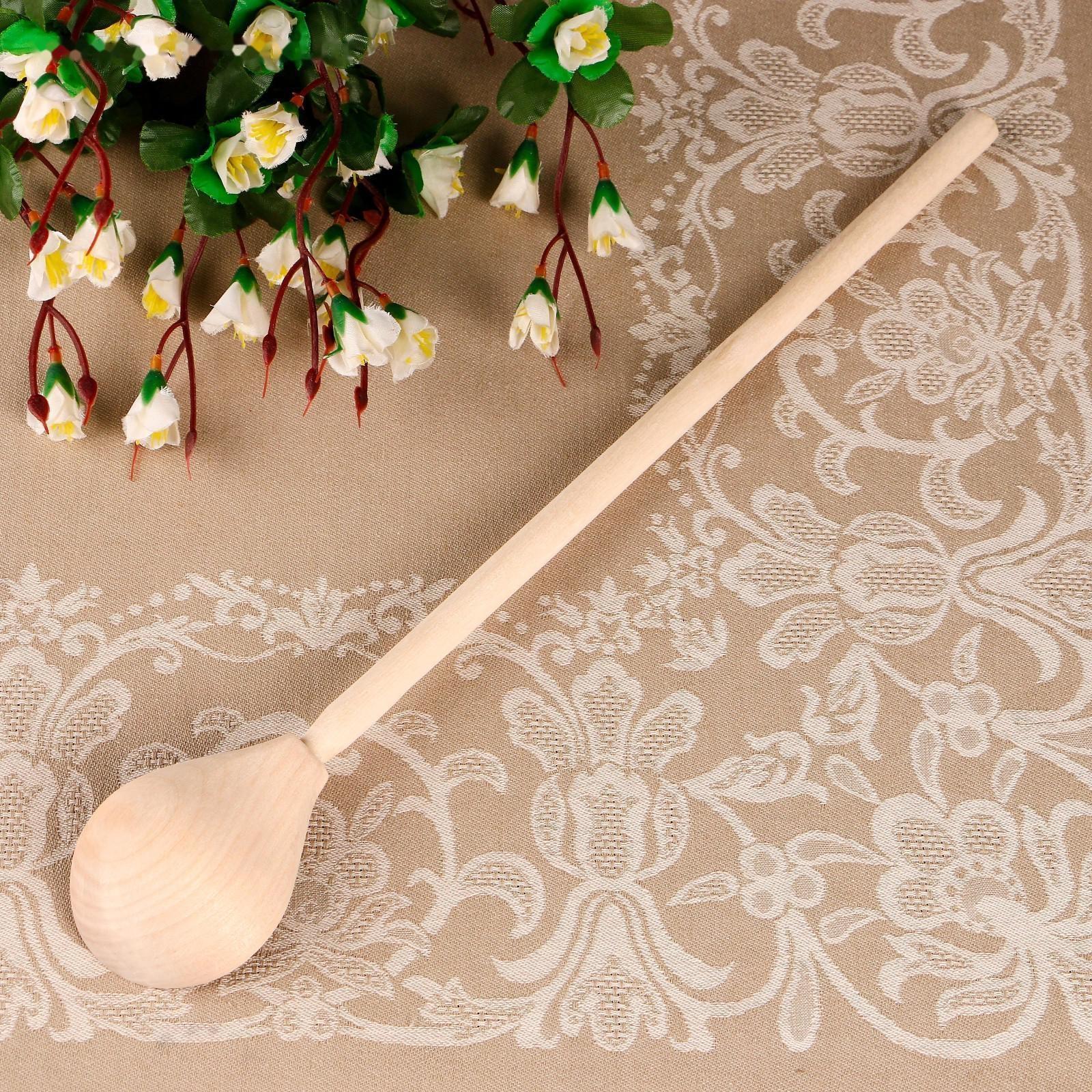 Ложка для солений, без росписи, 5 × 41 см