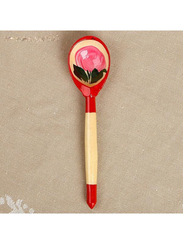 Ложка «Матрёшка», 14,7×3,5 см, микс