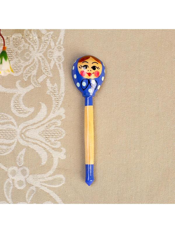 Ложка «Матрёшка», 14,7×3,5 см, микс