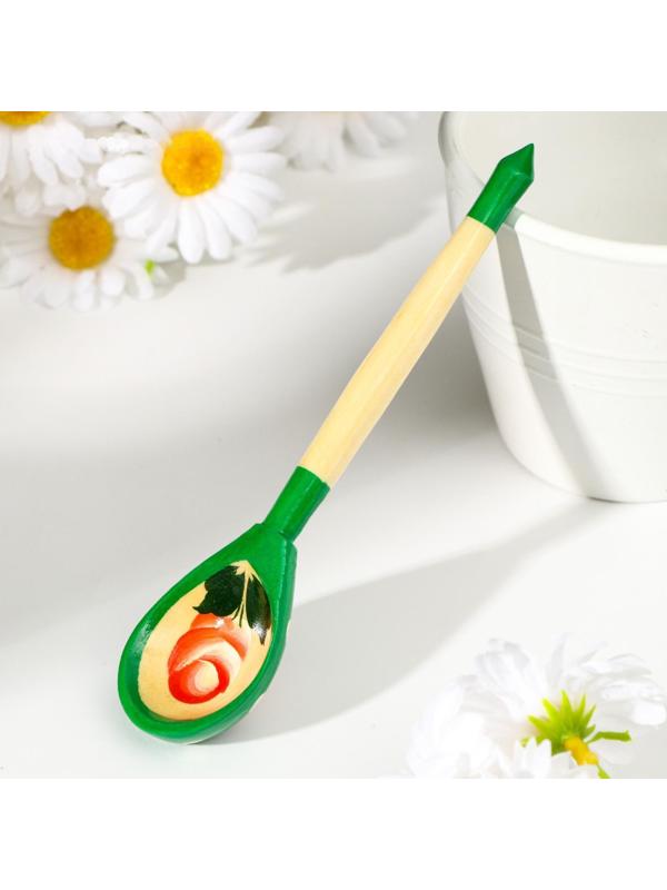 Ложка «Матрёшка», 14,7×3,5 см, микс