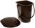 Ведро-туалет, h = 40 см, 17 л, со съёмным горшком, коричневое