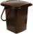 Ведро-туалет, h = 40 см, 17 л, со съёмным горшком, коричневое