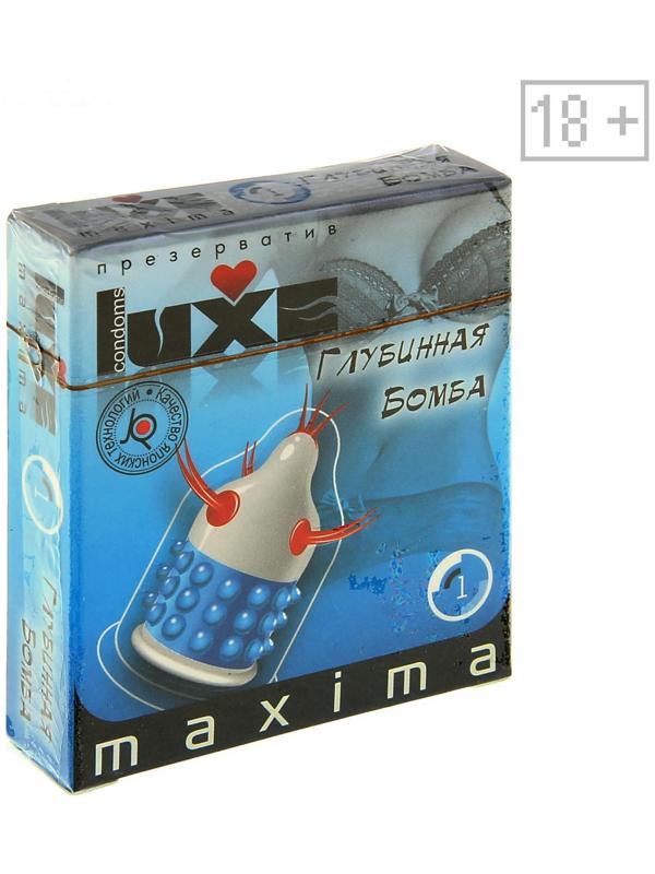 Презервативы «Luxe» Maxima Глубинная Бомба, 1 шт.