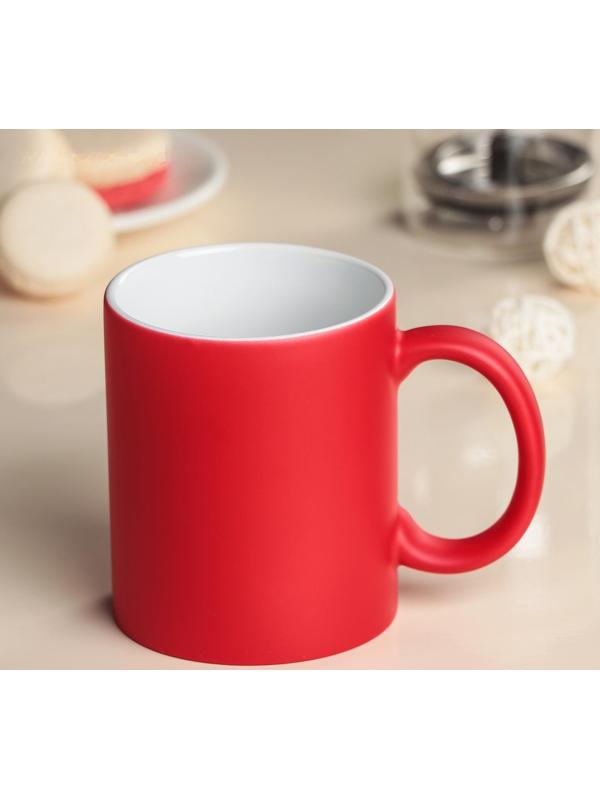 Кружка под сублимацию Доляна «Хамелеон», 320 мл, цвет красный