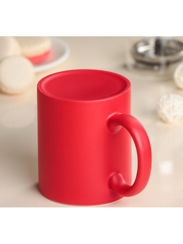 Кружка под сублимацию Доляна «Хамелеон», 320 мл, цвет красный