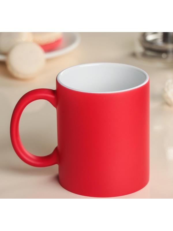 Кружка под сублимацию Доляна «Хамелеон», 320 мл, цвет красный