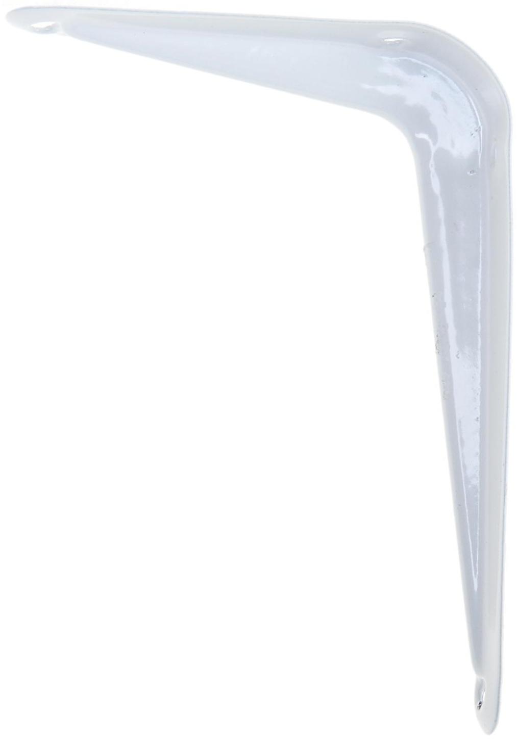 Кронштейн, 100х75х0.8 мм, металл, белый