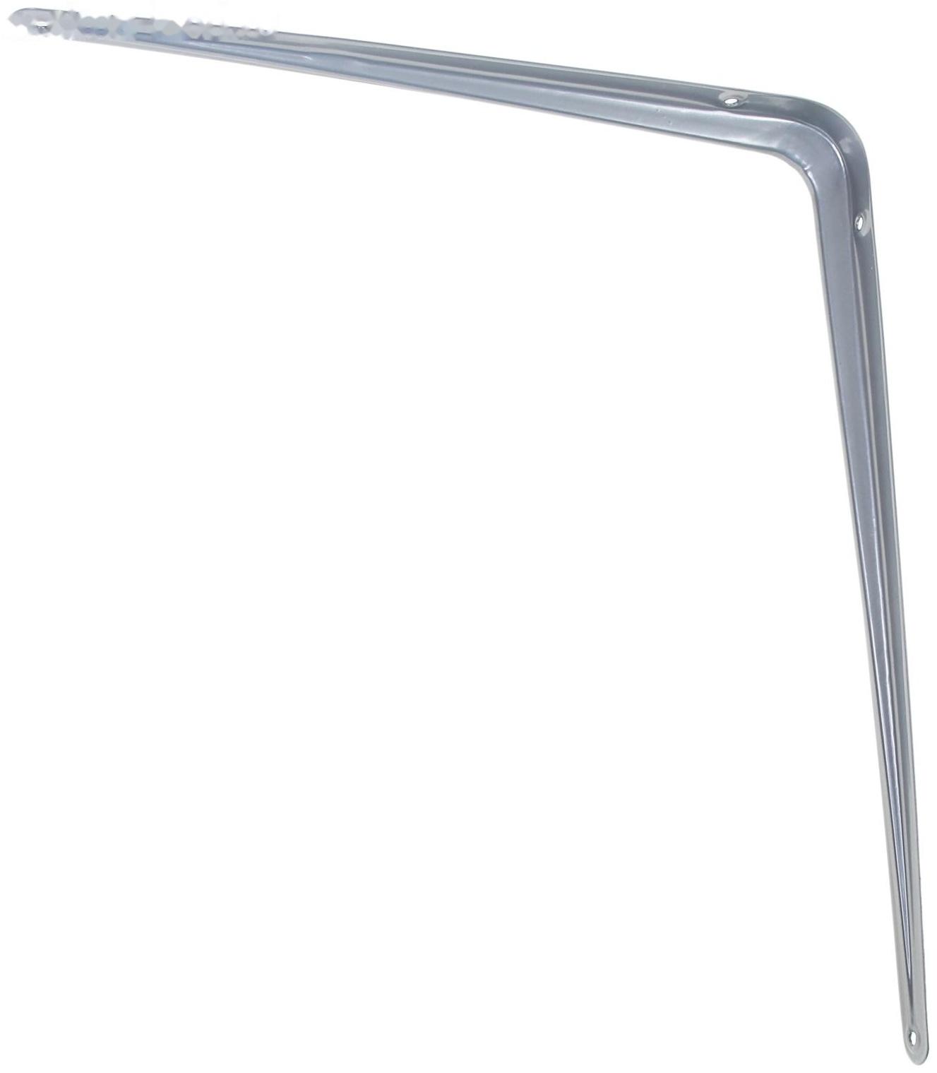 Кронштейн ТУНДРА, 350х300х1 мм, металл, цвет серебро