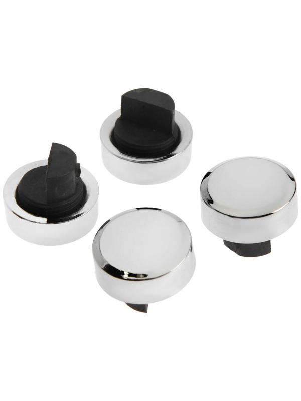 Зеркалодержатель, d=20 мм, без сверления, цвет хром, 4 шт.