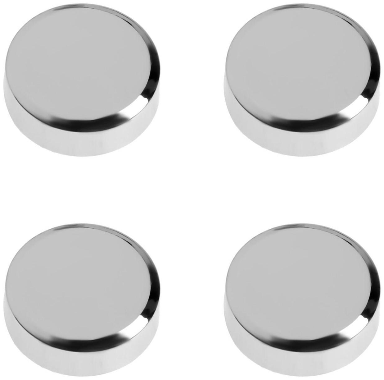 Зеркалодержатель (арт.1189), d=25 мм, без сверления, цвет хром, 4 шт.